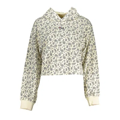 Fila Luxor Patterned Embroidered Hoodie In Red