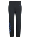 Fila Man Pants Black Size L Cotton, Polyester In Blue