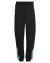Fila Man Pants Black Size Xs Cotton, Polyester In Black