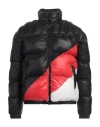Fila F+ Panino Puffer Jacket In Jet Black
