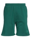 Fila Man Shorts & Bermuda Shorts Green Size S Cotton, Polyester In Green