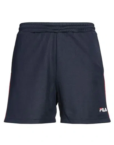 Fila Man Shorts & Bermuda Shorts Midnight Blue Size M Cotton, Polyester