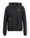 Fila Man Sweatshirt Black Size Xs Cotton, Polyester