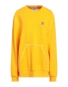 Fila Man Sweatshirt Mandarin Size M Cotton, Polyester In Yellow