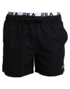 Fila Man Swim Trunks Black Size Xs Polyester