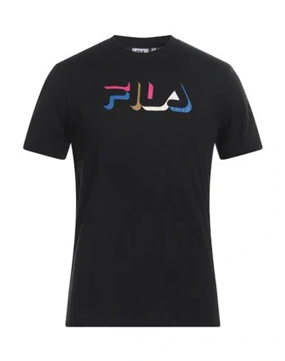Fila Man T-shirt Black Size M Cotton
