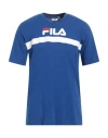 Fila Man T-shirt Blue Size M Cotton
