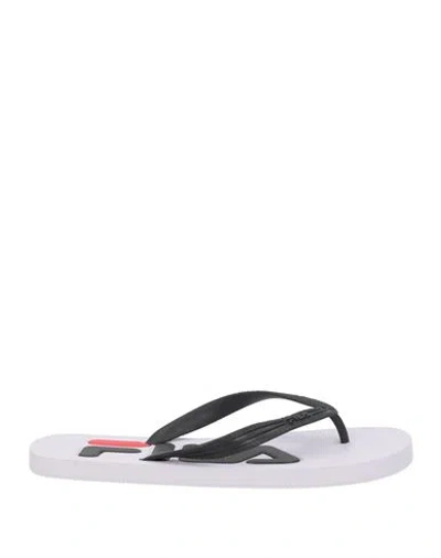 Fila Man Thong Sandal Black Size 9 Rubber