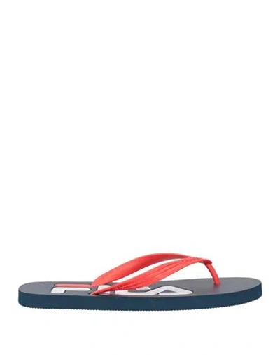 Fila Man Thong Sandal Red Size 8 Rubber