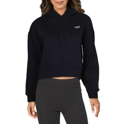 Fila Marina Womens Fitness Activewear Hoodie In Black