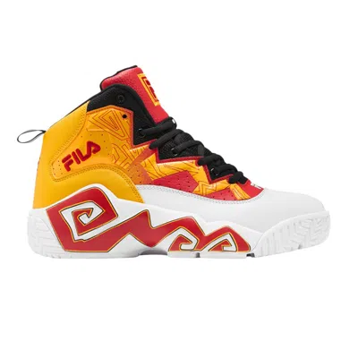 Pre-owned Fila Mb 'white Yellow Red' | Men's Size 11.5