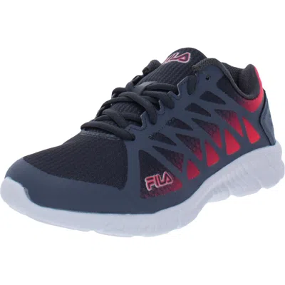 Fila Memory Fantom 6 Womens Fitness Gym Athletic And Training Shoes In Blue