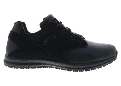 Pre-owned Fila Memory Layers Slip Resistant Triple (women's) Sneakers In Black