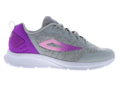 Pre-owned Fila Memory Speedchaser 5 (women's) Sneakers In Grey/purple/pink