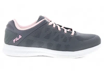 Pre-owned Fila Memory Techknit Sr Wr (women's) Sneakers In Grey/pink In Multi