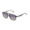 Fila Men's 57 Mm Asphalt Grey Sunglasses