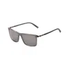 Fila Men's 57 Mm Asphalt Grey Sunglasses
