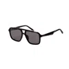 Fila Men's 57 Mm Shiny Black Sunglasses