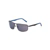 Fila Men's 63 Mm Matte Blue Sunglasses