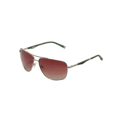 Fila Men's 64 Mm Silver Sunglasses