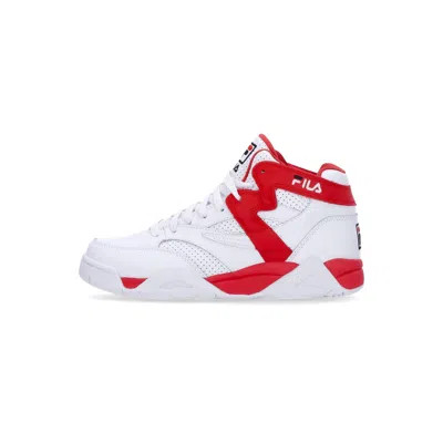 Fila Men's Basketball Shoe M-squad Mid White/ Red