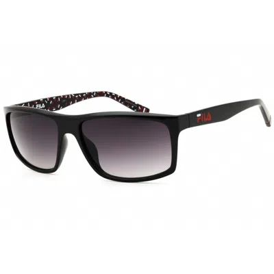 Fila Men's Black Rectangular Sunglasses Sfi280 In ["black"]