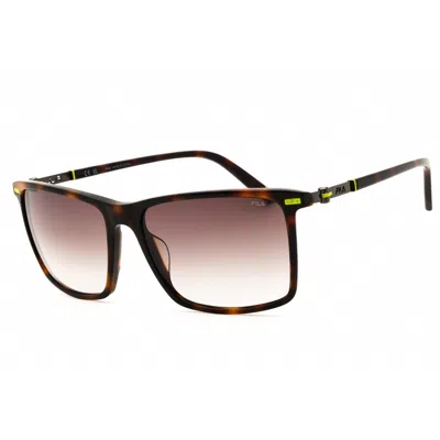 Fila Men's Brown Rectangular Sunglasses Sfi447 In ["brown"]