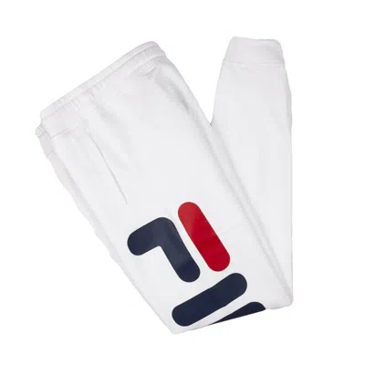 Fila Men's Classic Basic Pants Bright White Sweatpants Tracksuit In Multi