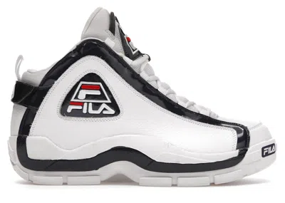 Pre-owned Fila Men's  96 Grant Hill 2 Og (2013) Sneakers In White/peacoat/chinese Red
