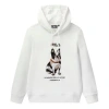 Fila Men's  Alphabet Embroidered Sports White