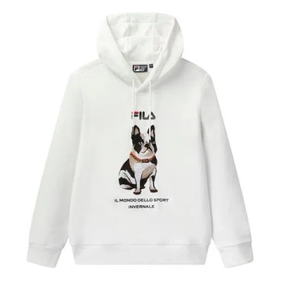 Fila Men's  Alphabet Embroidered Sports White