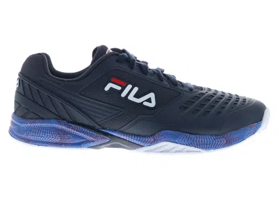Pre-owned Fila Men's  Axilus 2 Energized Sneakers In Blue/white/orange