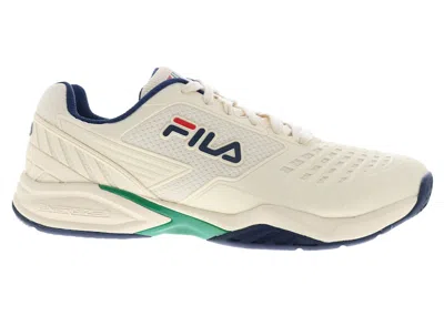 Pre-owned Fila Men's  Axilus 2 Energized Sneakers In White/blue/grey