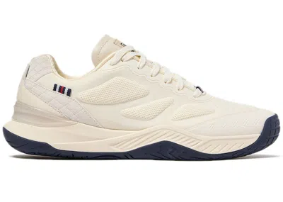 Pre-owned Fila Men's  Axilux Lux Sneakers In Gardenia White/grey/navy Blue