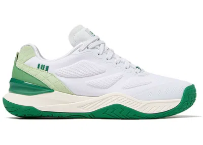 Pre-owned Fila Men's  Axilux Lux Sneakers In White/amazon Green