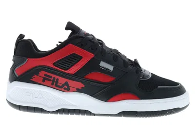 Pre-owned Fila Men's  Corda Sneakers In Red/black