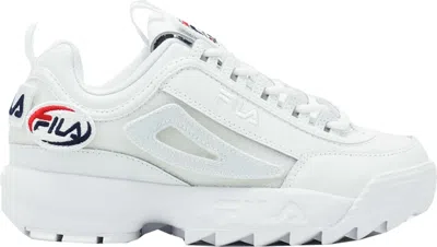 Pre-owned Fila Men's  Disruptor 2 Patches Sneakers In White