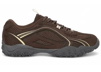 Pre-owned Fila Men's  Echappe Sneakers In Choco In Brown