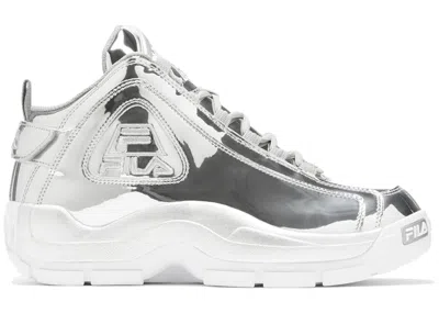Pre-owned Fila Men's  Grant Hill 2 Sneakers In Metallic Silver