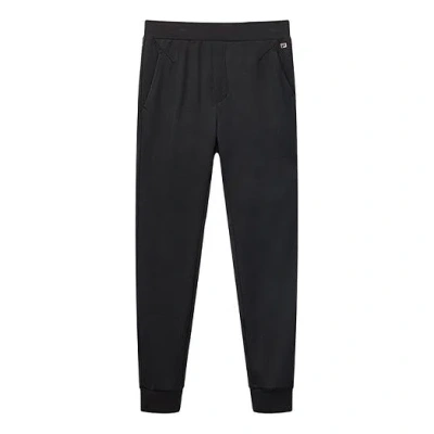 Fila Men's  Knit Bundle Feet Sports Trousers/trousers/joggers Black