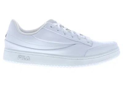 Pre-owned Fila Men's  Original Tennis Lux Sneakers In White/blue/red