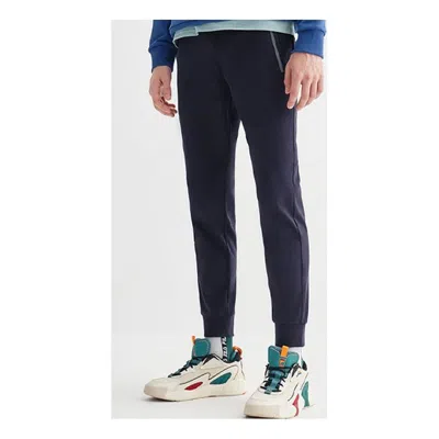 Fila Men's  Pocket Blue Sports Trousers/trousers/joggers In Black