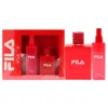 Fila Men's  Red Gift Set Fragrances 843711365651