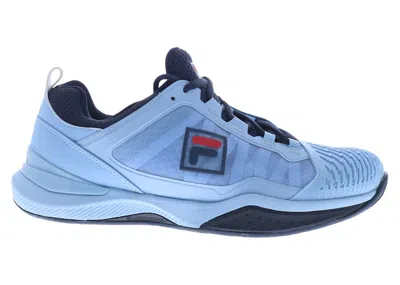 Pre-owned Fila Men's  Speedserve Energized Sneakers In Blue/red