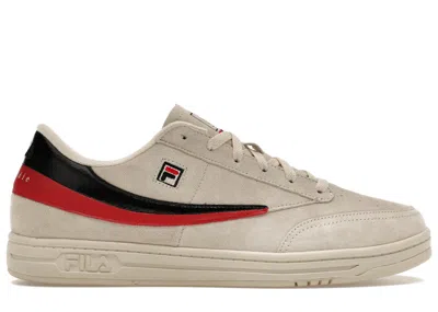Pre-owned Fila Men's  Tennis 88 Biggie Smalls Sneakers In Cream/black/red