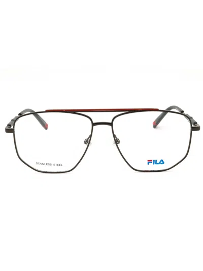 Fila Men's Oval Metal Eyeglasses