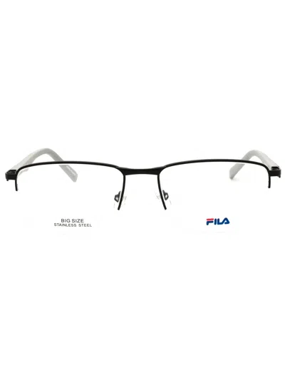 Fila Men's Oval Metal Eyeglasses - Style Vfi444 In Black