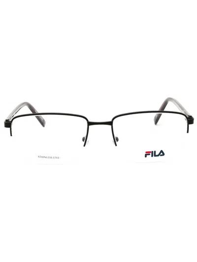 Fila Men's Rectangular Metal Eyeglasses