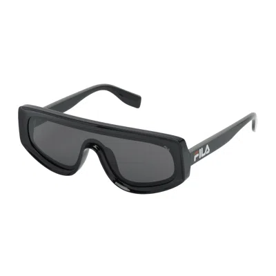 Fila Men's Sunglasses  Sf9417-990z42 Gbby2 In Black
