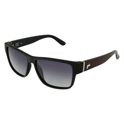 Fila Men's Sunglasses  Sfi006-57u28z  57 Mm Gbby2 In Black